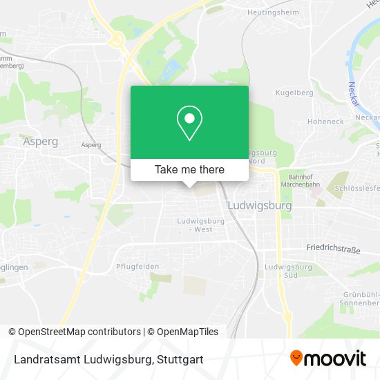 Карта Landratsamt Ludwigsburg