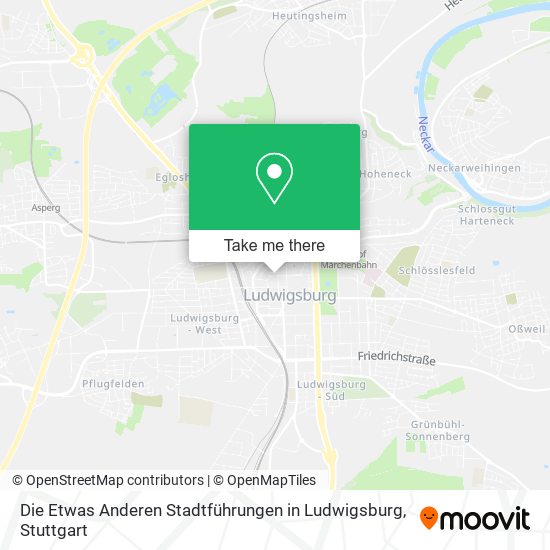 Карта Die Etwas Anderen Stadtführungen in Ludwigsburg