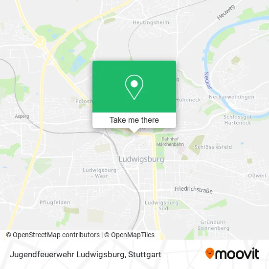 Карта Jugendfeuerwehr Ludwigsburg