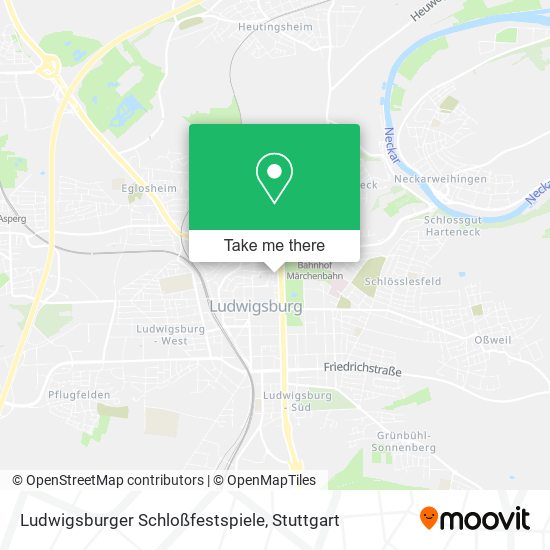 Ludwigsburger Schloßfestspiele map