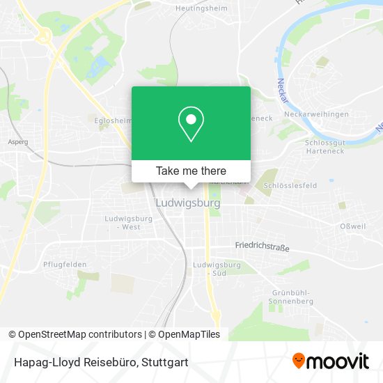 Hapag-Lloyd Reisebüro map