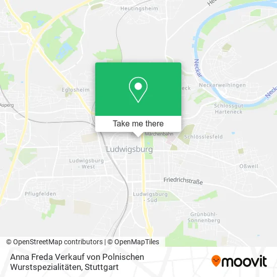 Карта Anna Freda Verkauf von Polnischen Wurstspezialitäten