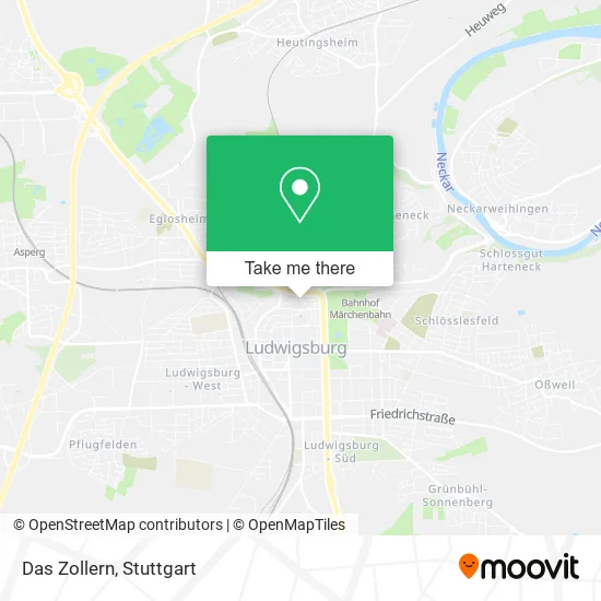 Das Zollern map