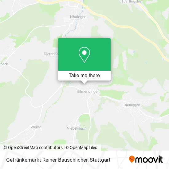 Карта Getränkemarkt Reiner Bauschlicher