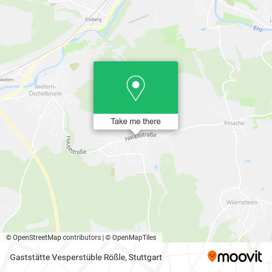 Карта Gaststätte Vesperstüble Rößle