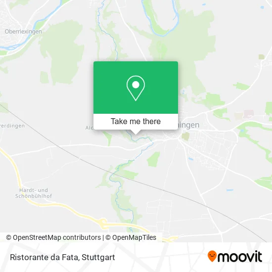 Карта Ristorante da Fata