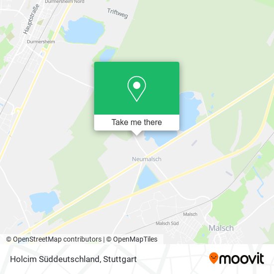 Holcim Süddeutschland map