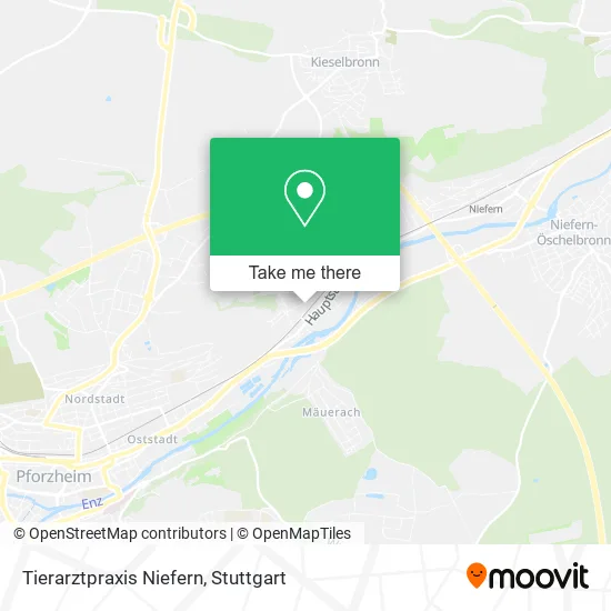 Карта Tierarztpraxis Niefern