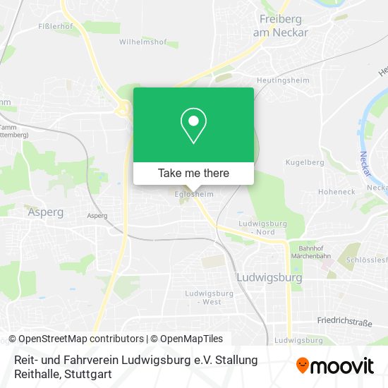 Reit- und Fahrverein Ludwigsburg e.V. Stallung Reithalle map