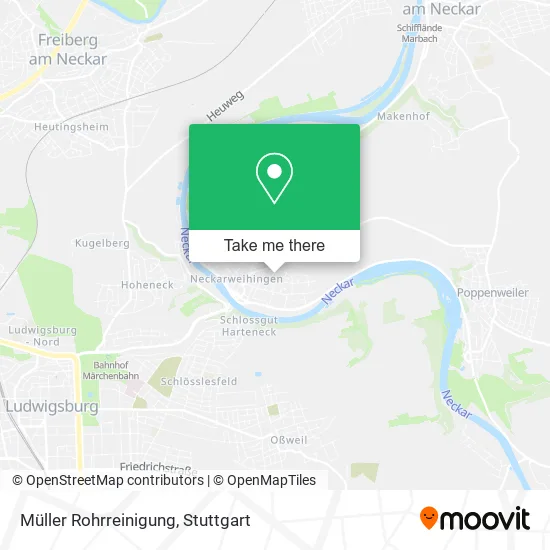 Карта Müller Rohrreinigung