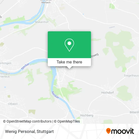 Карта Wenig Personal