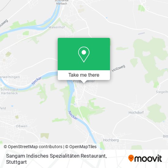 Sangam Indisches Spezialitäten Restaurant map