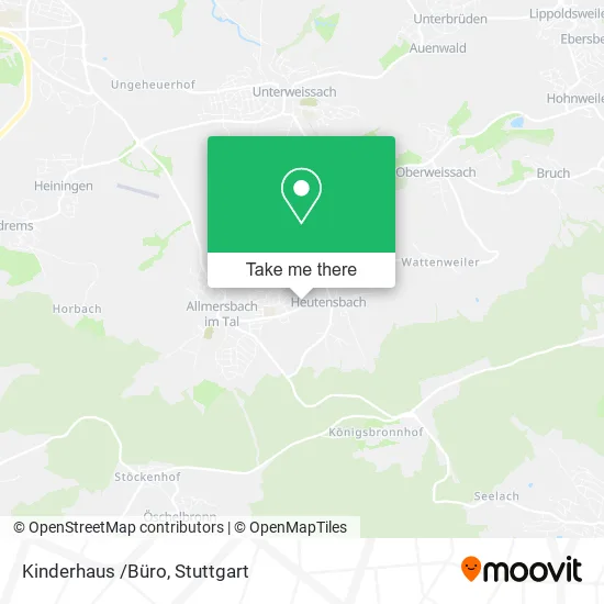 Карта Kinderhaus /Büro