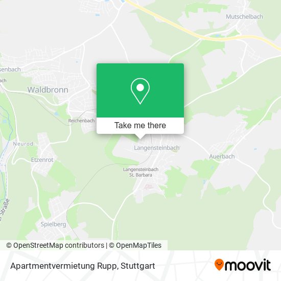 Apartmentvermietung Rupp map