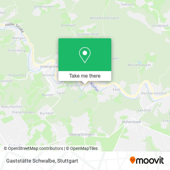 Gaststätte Schwalbe map