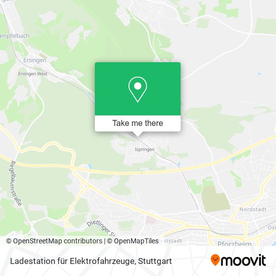 Ladestation für Elektrofahrzeuge map