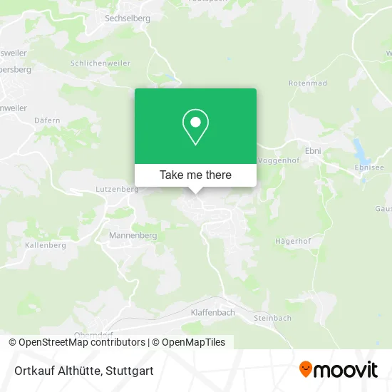 Карта Ortkauf Althütte