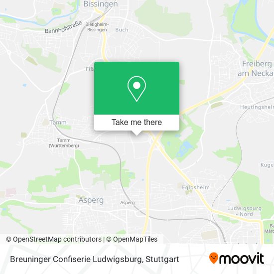 Breuninger Confiserie Ludwigsburg map