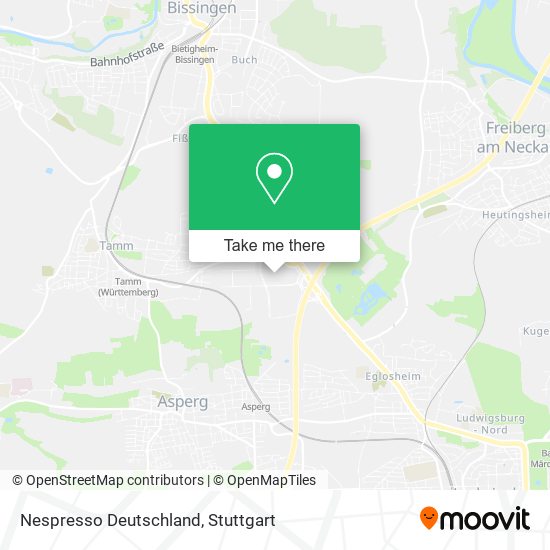 Nespresso Deutschland map