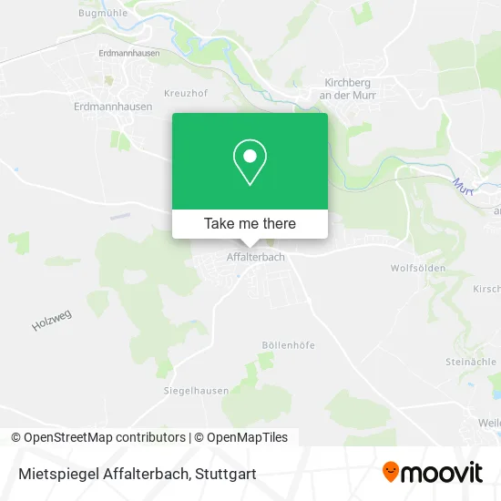 Карта Mietspiegel Affalterbach