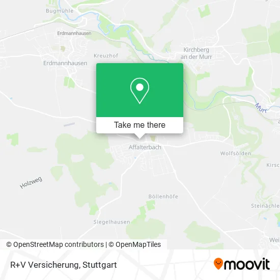 R+V Versicherung map