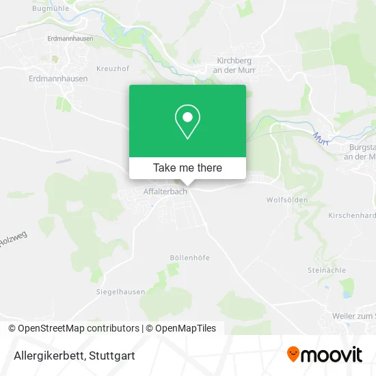 Карта Allergikerbett