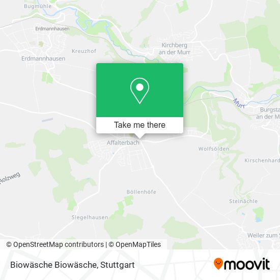 Biowäsche Biowäsche map