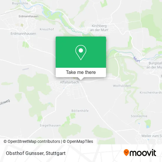 Карта Obsthof Gunsser