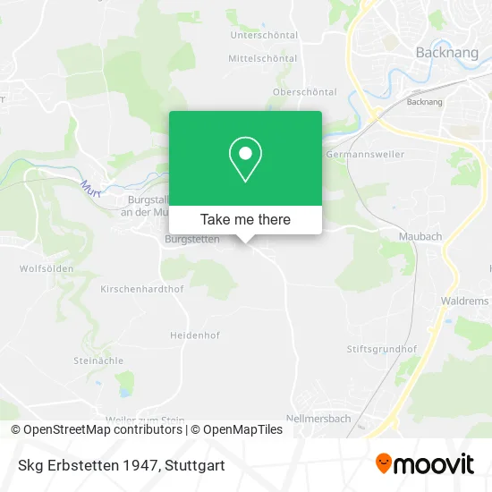 Карта Skg Erbstetten 1947