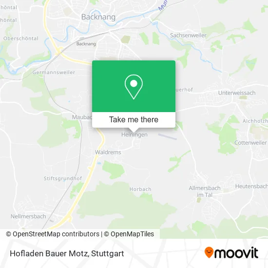 Карта Hofladen Bauer Motz