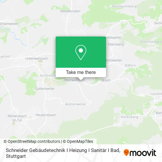 Карта Schneider Gebäudetechnik I Heizung I Sanitär I Bad