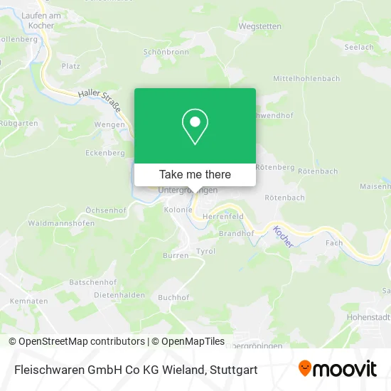 Карта Fleischwaren GmbH Co KG Wieland