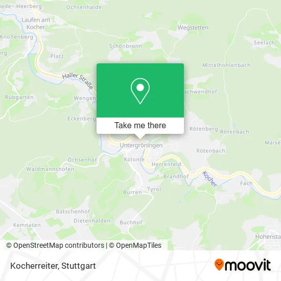 Карта Kocherreiter