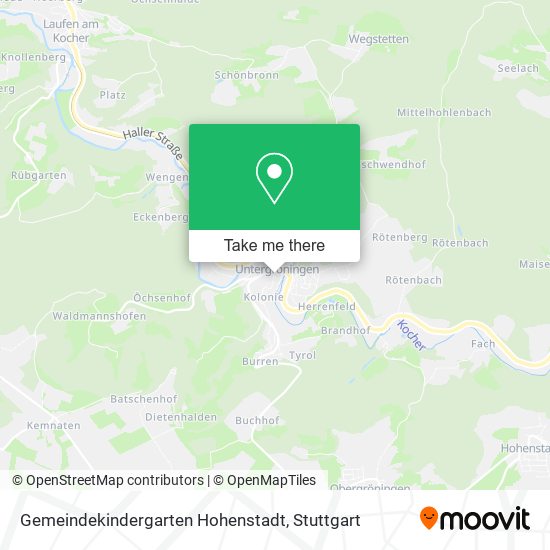 Gemeindekindergarten Hohenstadt map