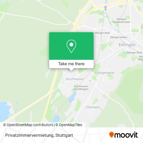 Privatzimmervermietung map