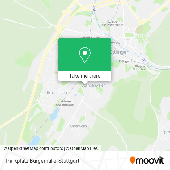 Карта Parkplatz Bürgerhalle