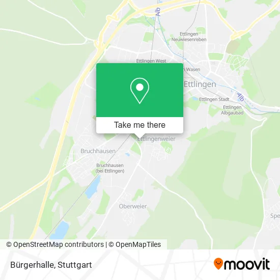 Карта Bürgerhalle