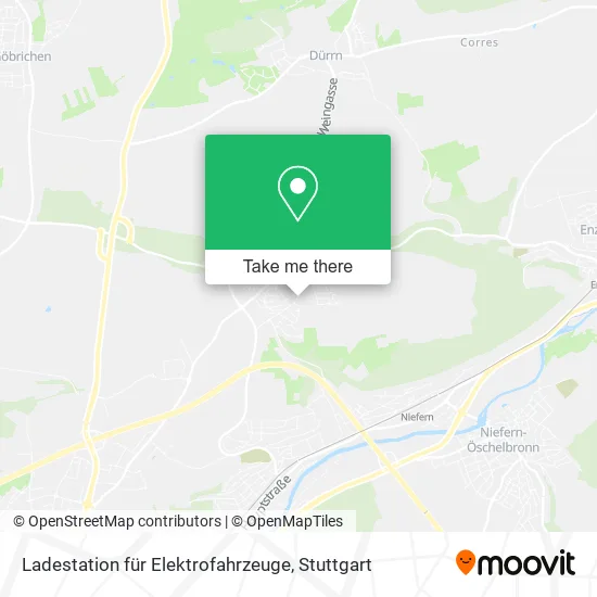 Карта Ladestation für Elektrofahrzeuge