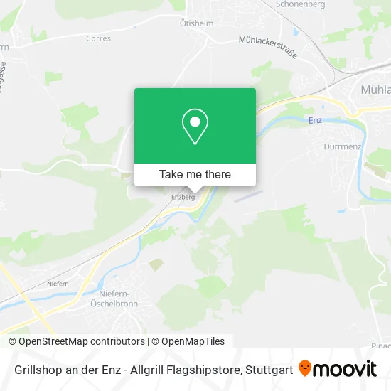 Карта Grillshop an der Enz - Allgrill Flagshipstore