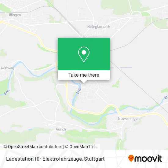 Карта Ladestation für Elektrofahrzeuge