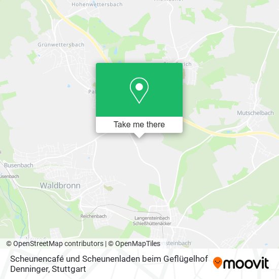 Scheunencafé und Scheunenladen beim Geflügelhof Denninger map