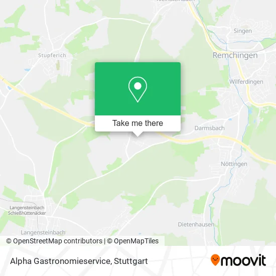 Карта Alpha Gastronomieservice