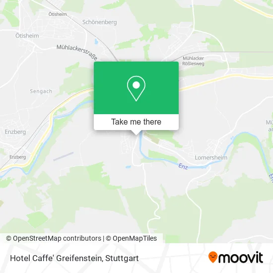 Карта Hotel Caffe' Greifenstein
