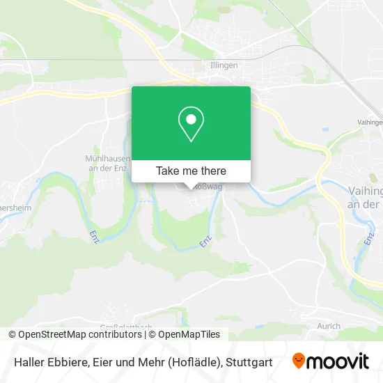 Карта Haller Ebbiere, Eier und Mehr (Hoflädle)