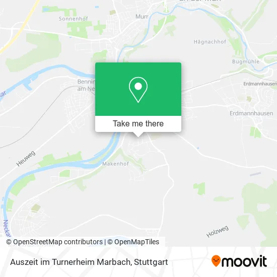 Карта Auszeit im Turnerheim Marbach