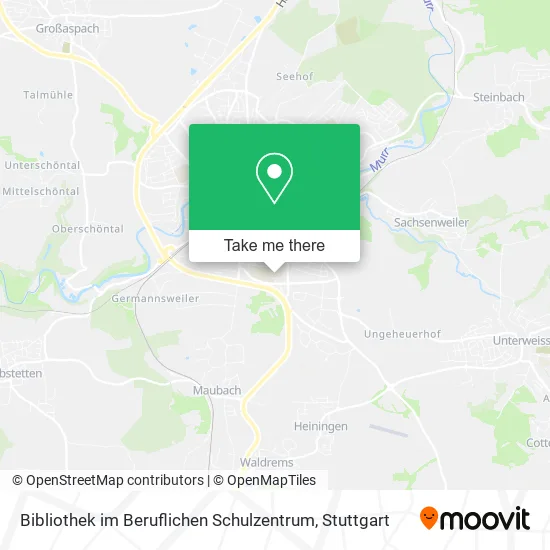 Карта Bibliothek im Beruflichen Schulzentrum