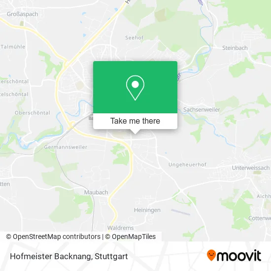 Карта Hofmeister Backnang