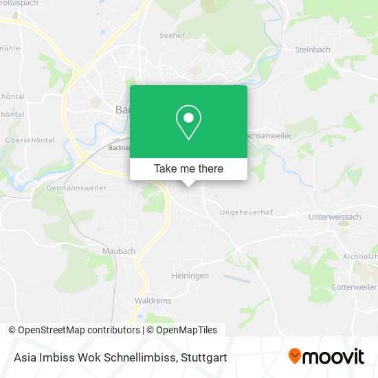 Asia Imbiss Wok Schnellimbiss map