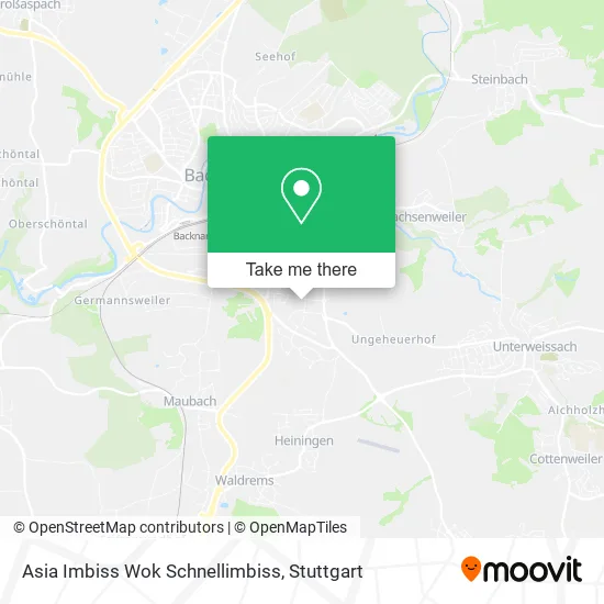 Карта Asia Imbiss Wok Schnellimbiss