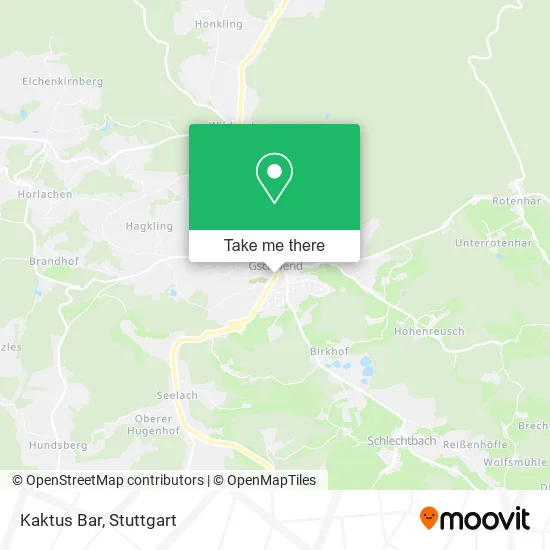Карта Kaktus Bar